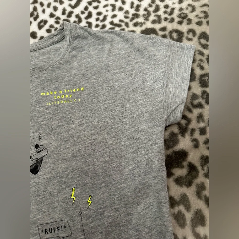 GapKids Graphic Tee in Heather Gray Size XL 12 Girls